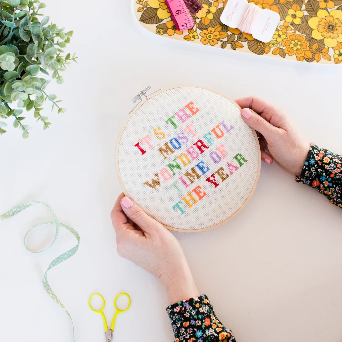 Cross Stitch Kit | It's The Most Wonderful Time Advent