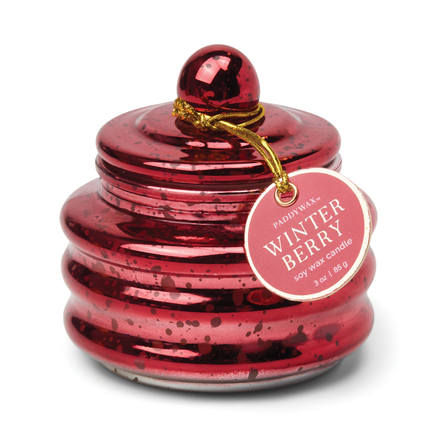 Winter Berry Lidded Candle | Red