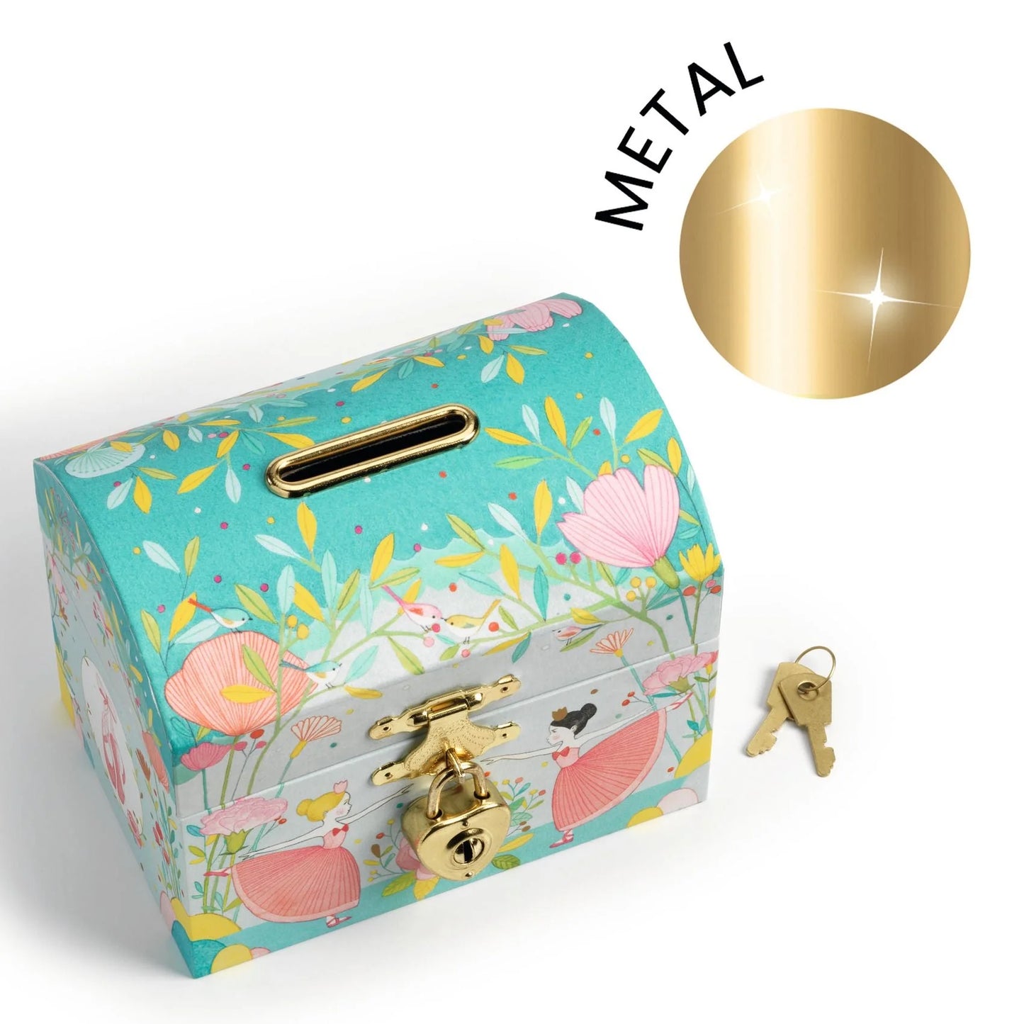 Wooden Ballerina Treasure Box