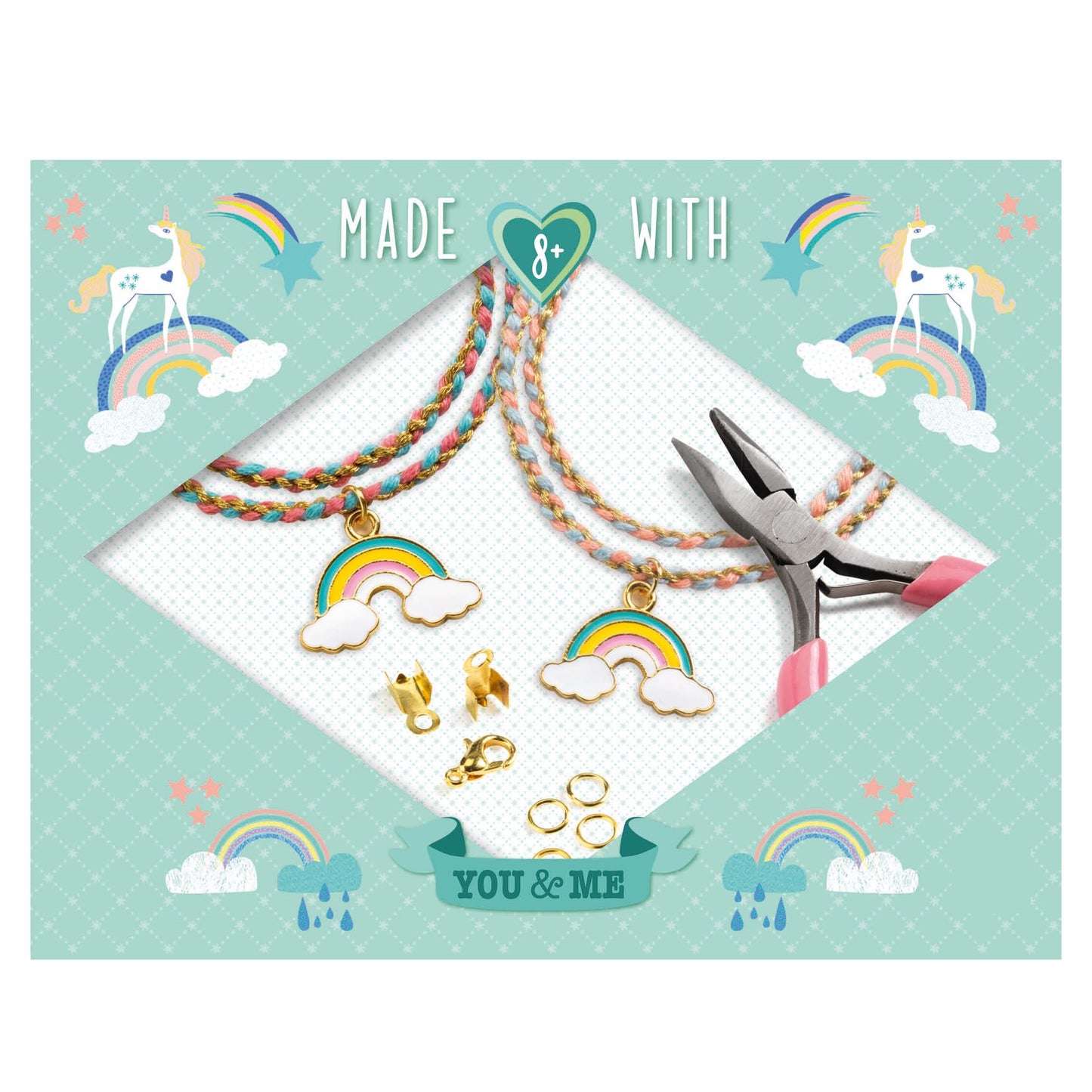 Beaded Bracelet Kit | Rainbow Kumihimo