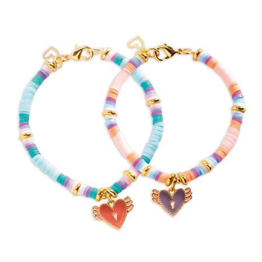 Beaded Bracelet Kit | Heart Heishi