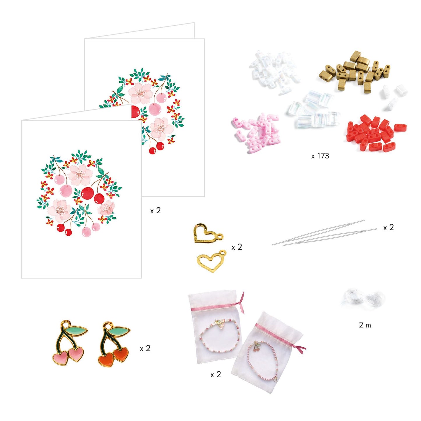 Beaded Bracelet Kit | Tila & Cherries