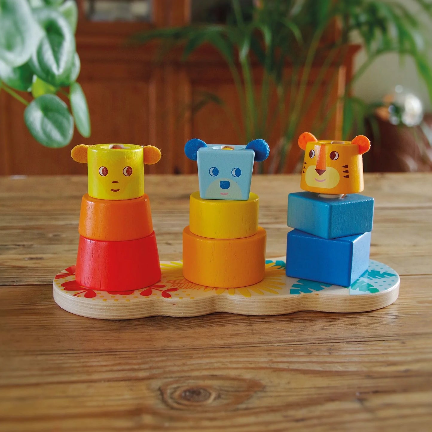 Multi Stack Wooden Activity Toy