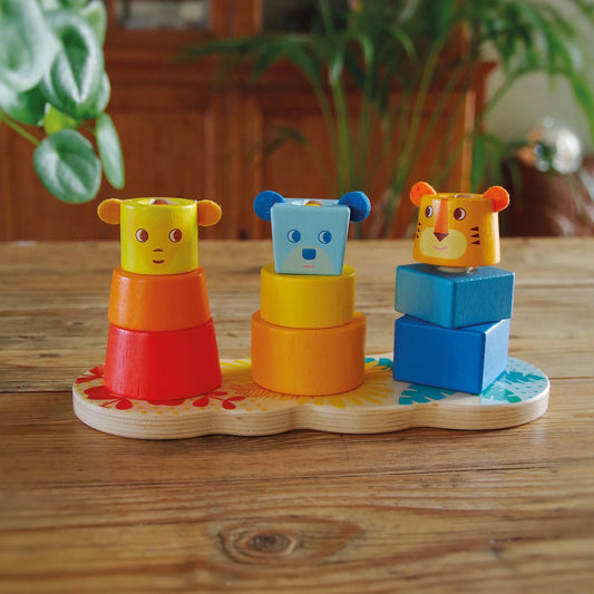 Multi Stack Wooden Activity Toy