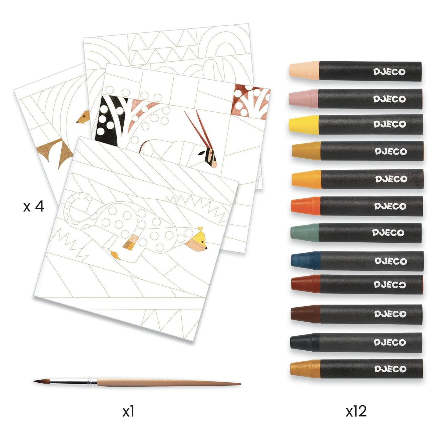 Inspired By Klee | Watercolor Crayon Art Kit