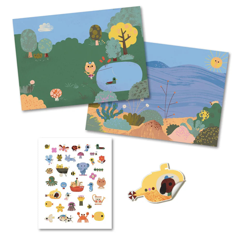 Summertime Repositionable Sticker Activity