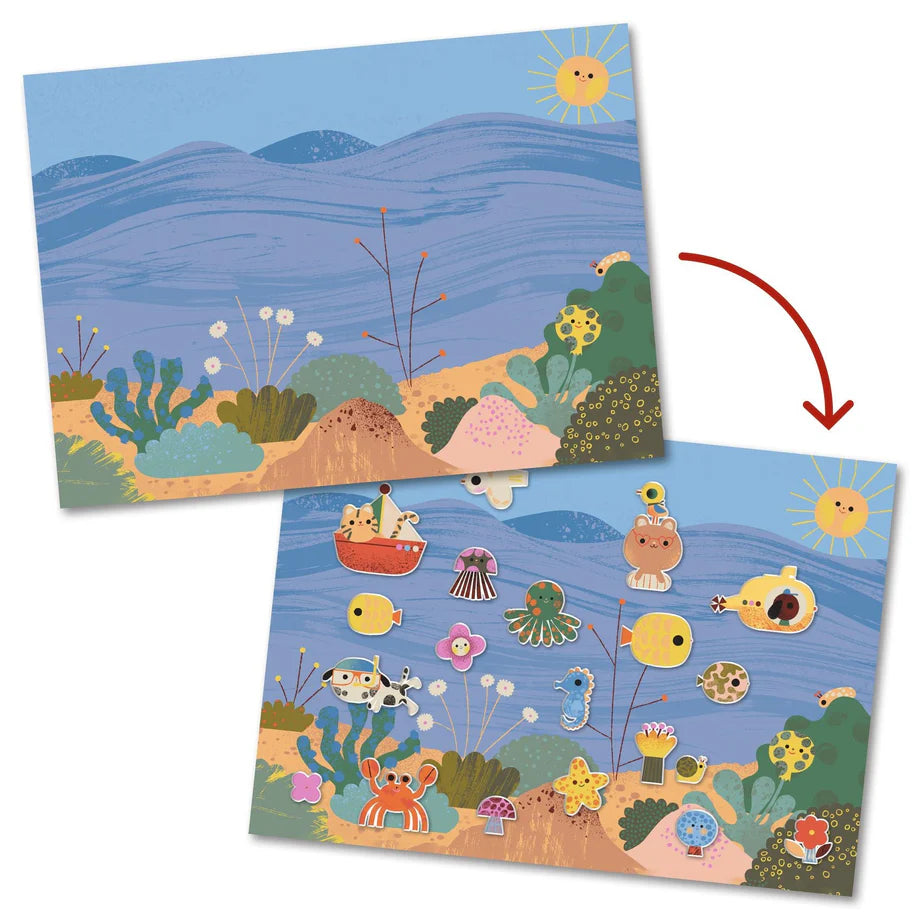 Summertime Repositionable Sticker Activity