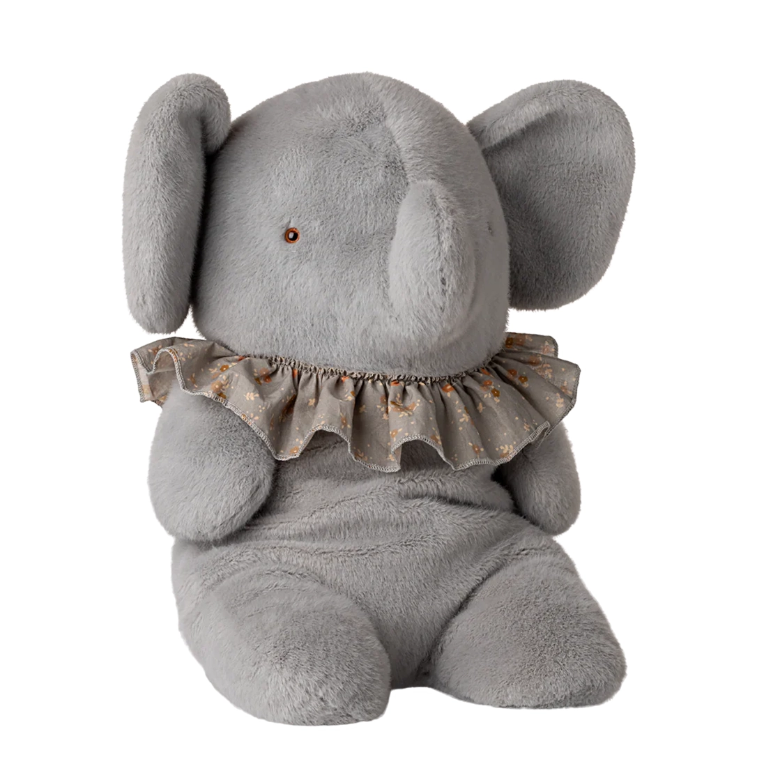 Big Elephant Plush | Blue Grey