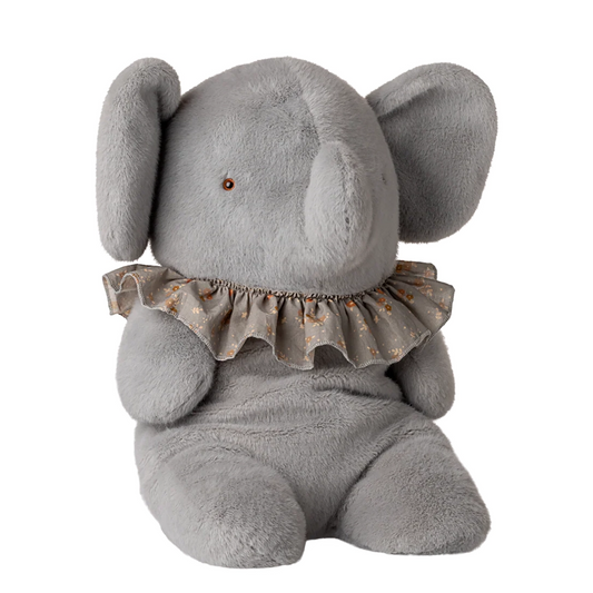 Big Elephant Plush | Blue Grey
