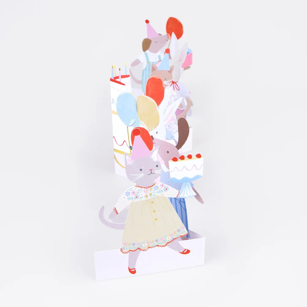 Animal Happy Birthday | Concertina Card