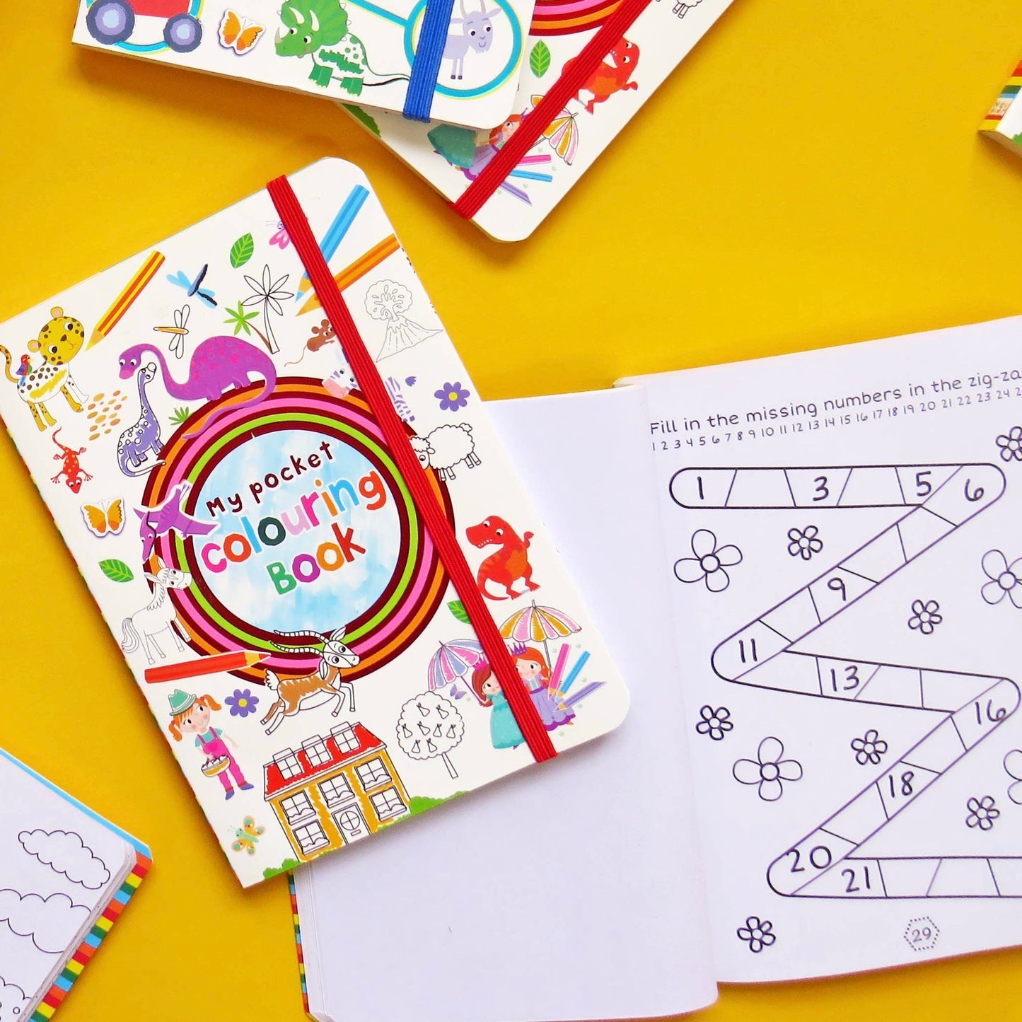 Kids Pocket Coloring Book