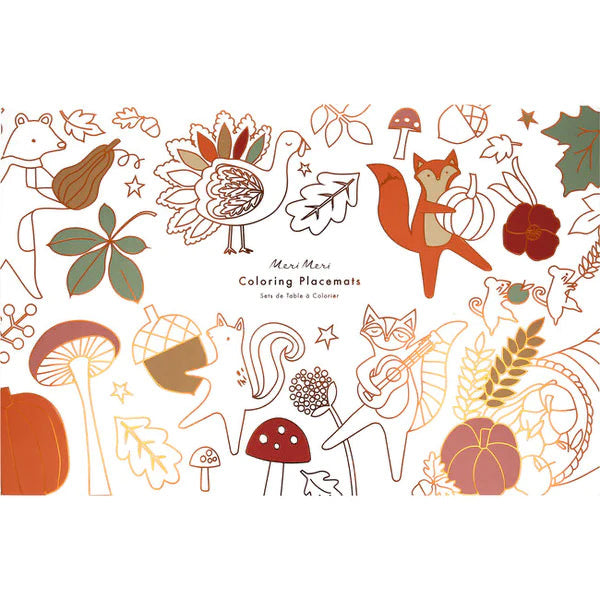 Thanksgiving Coloring Placemats