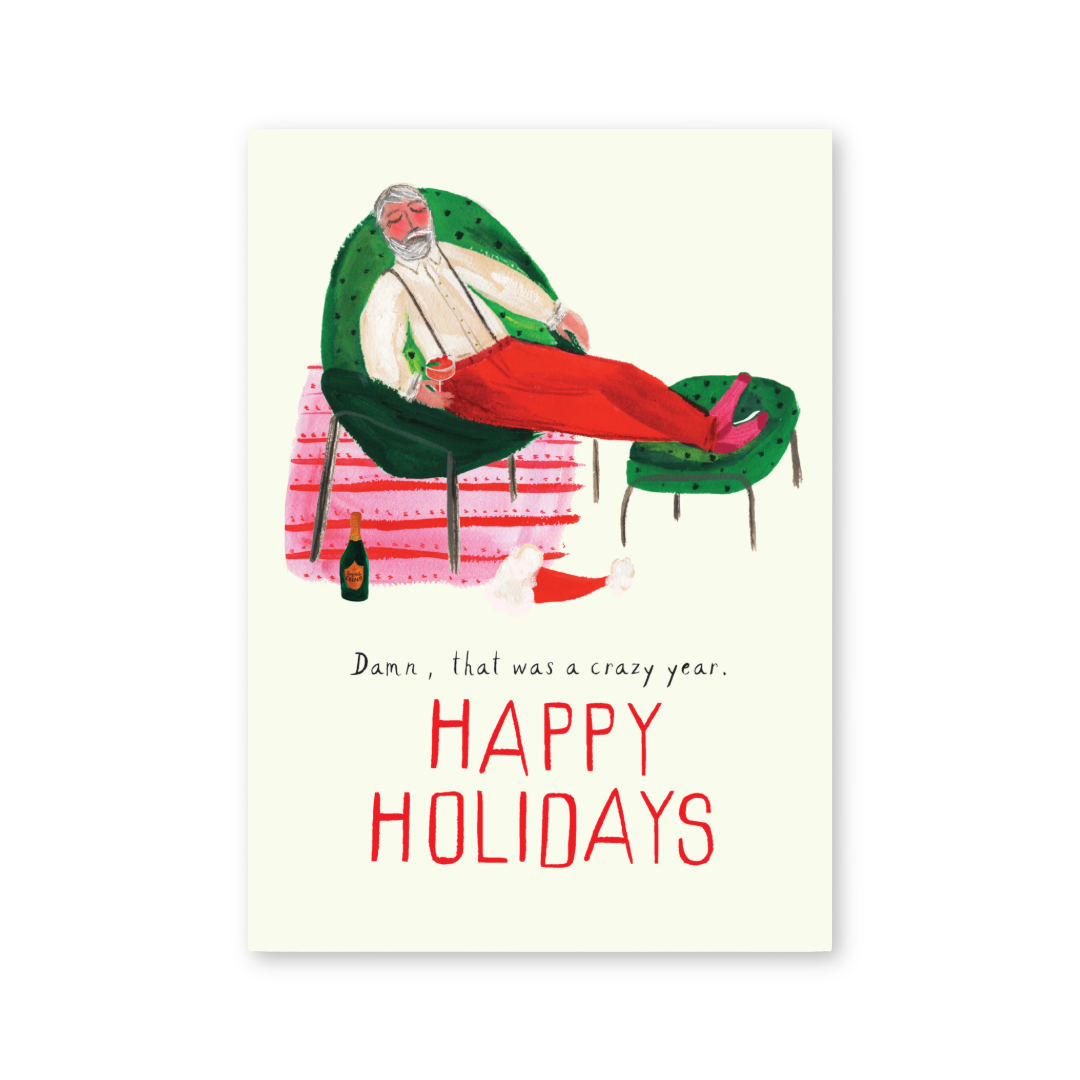 A Well Earned Toast | Greeting Card