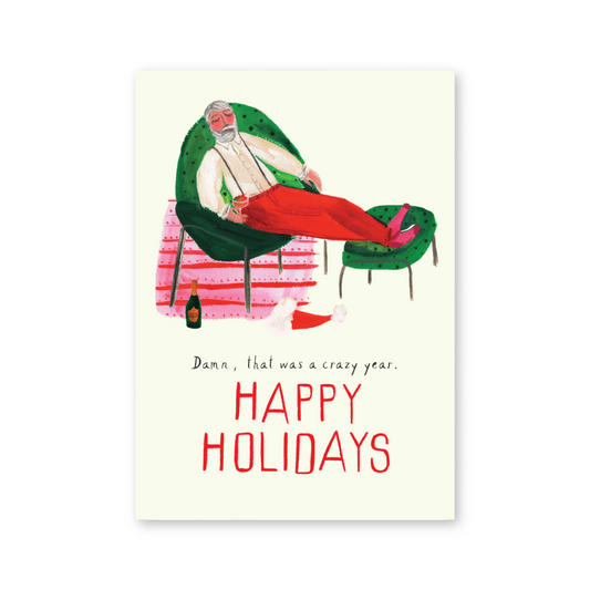 A Well Earned Toast | Greeting Card