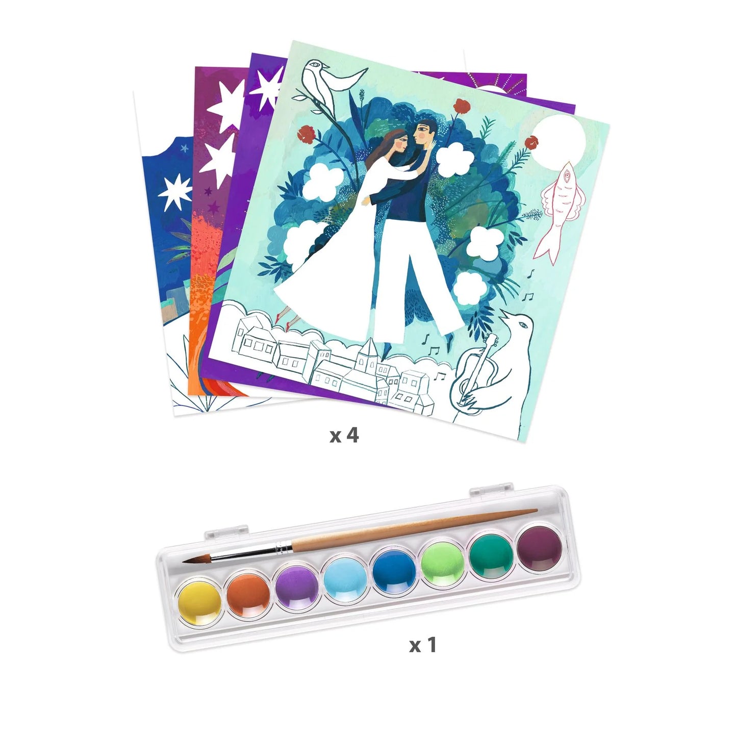 Inspired By Marc Chagall | Guache Art Kit