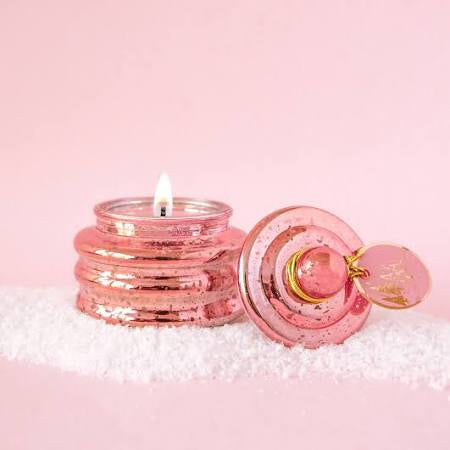 Peppermint Lidded Candle | Pink
