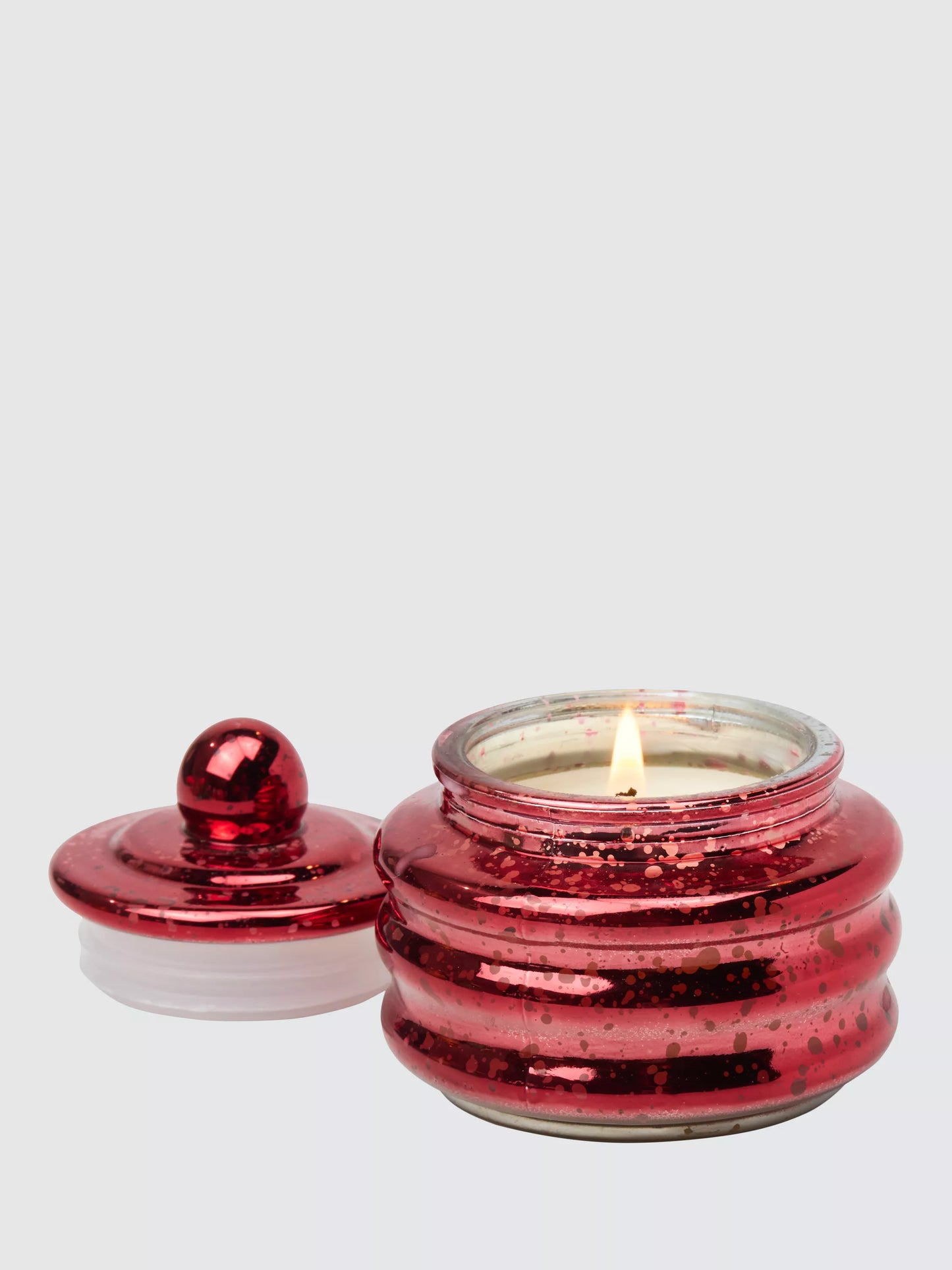 Winter Berry Lidded Candle | Red
