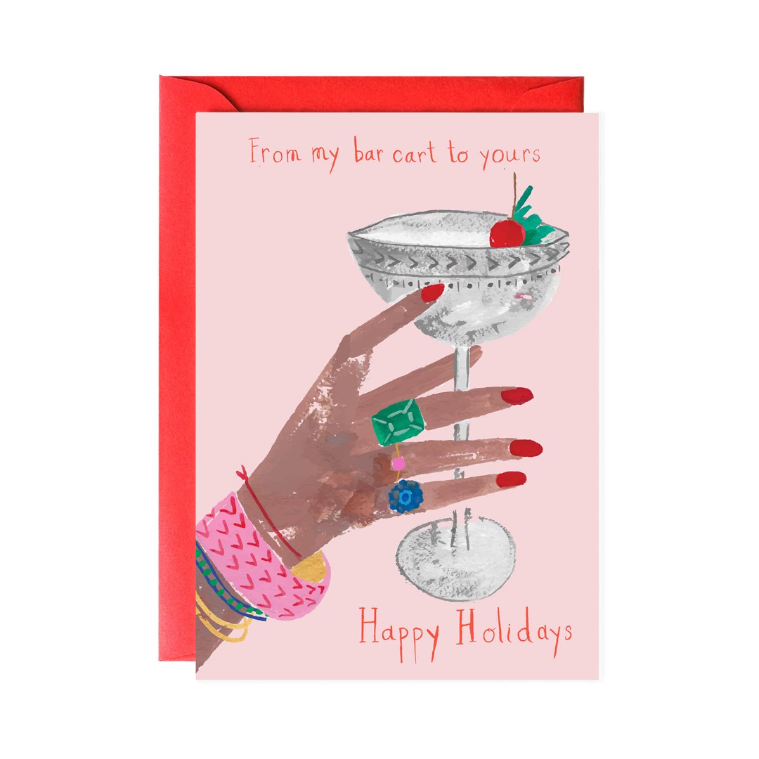 My Bar Cart to Yours | Holiday Card Set Of 6