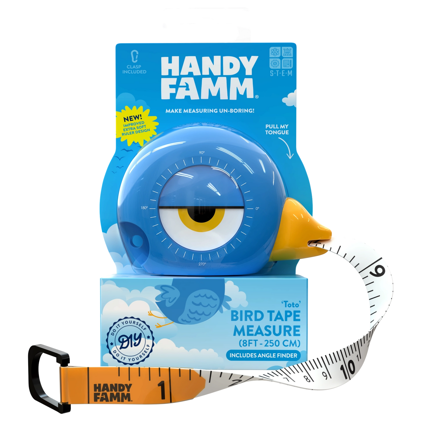 Bird Tape Measure | 3-in-1 Kids Tool