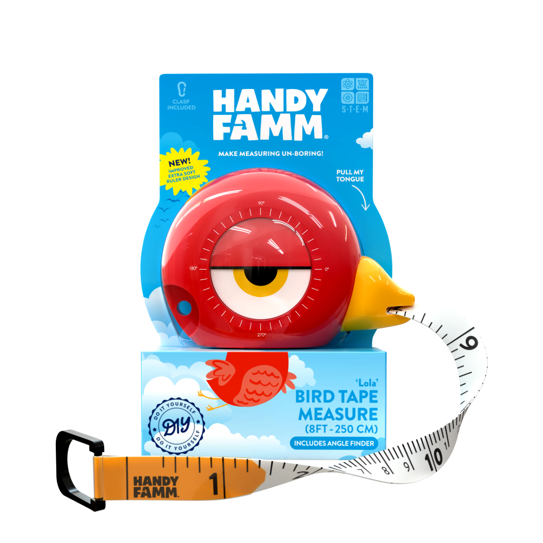 Bird Tape Measure | 3-in-1 Kids Tool