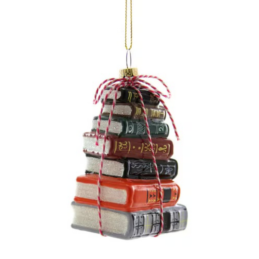 Stacked Tomes Ornament