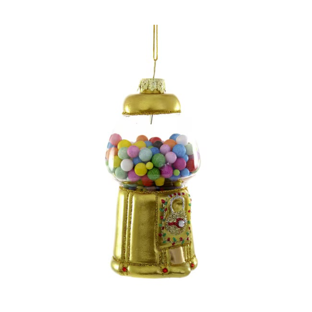 Gilded Gumball Machine Ornament