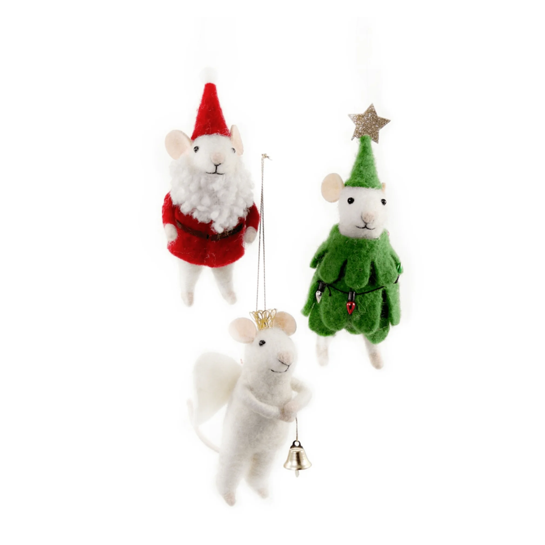 Christmas Mouse Ornament