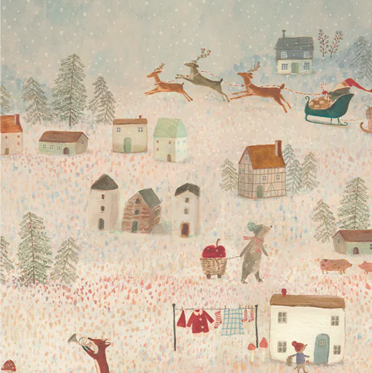 Santa Is Coming Giftwrap | 10m