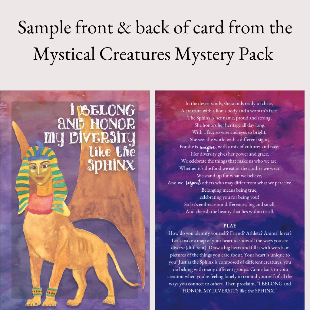 Mystery Pack | Mystical Creatures Affirmation Cards