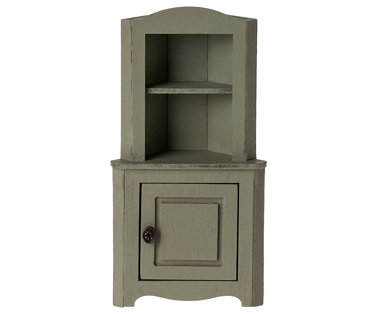 Mouse Corner Cabinet | Light Green