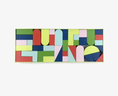 Alpha Shapes Wooden Blocks