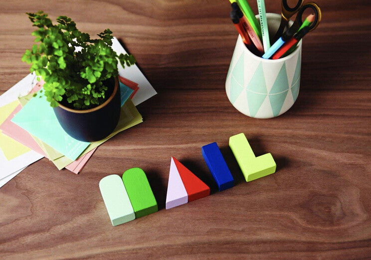 Alpha Shapes Wooden Blocks