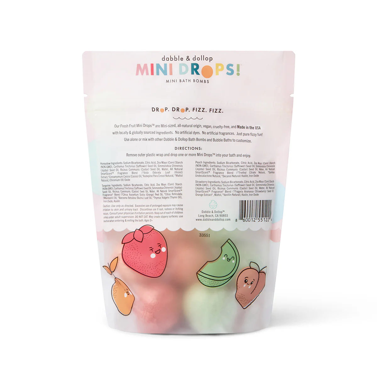 Mini Drops Bath Bombs | Fresh Fruit