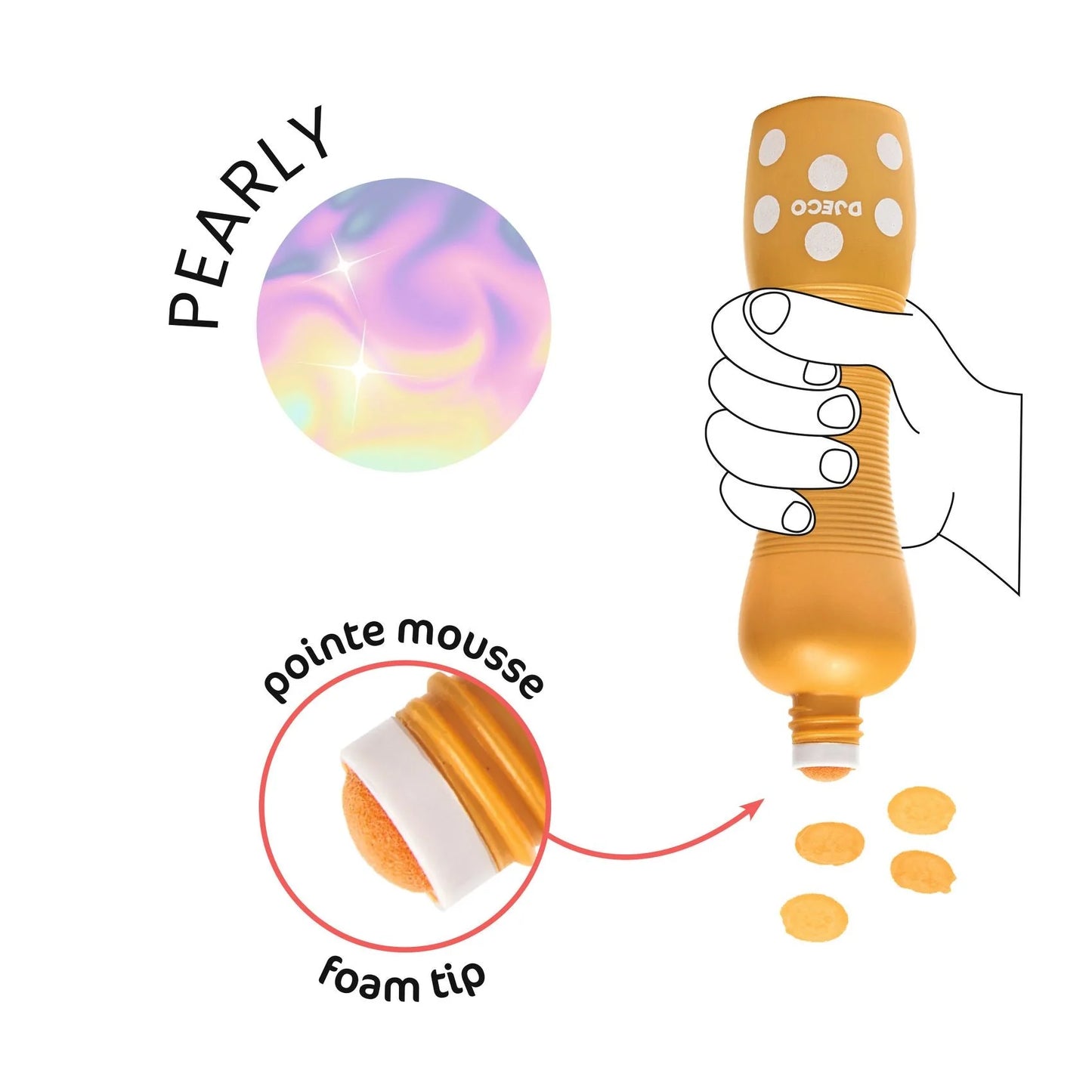 Foam Markers | Pearly