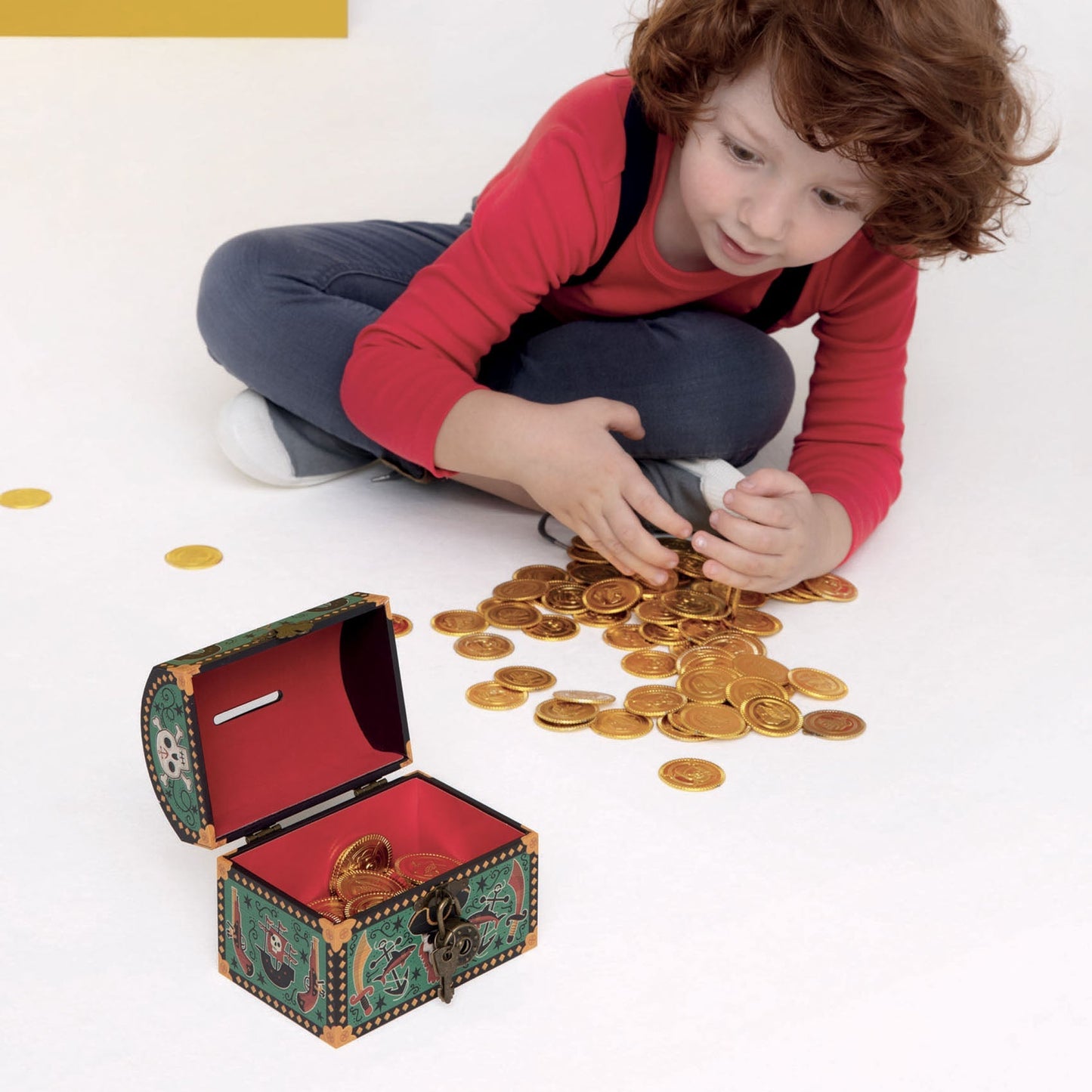 Wooden Pirate Treasure Box