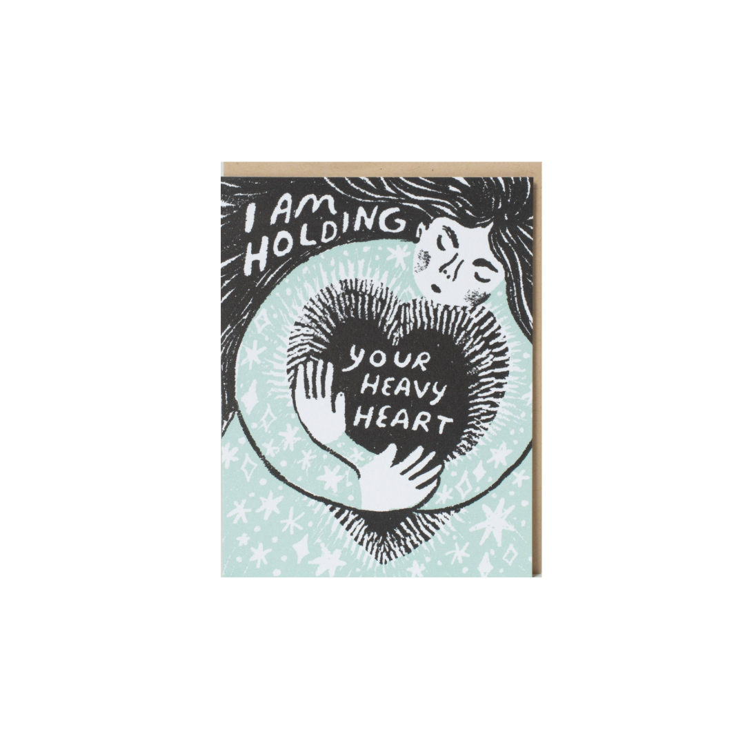 Holding Your Heavy Heart Card