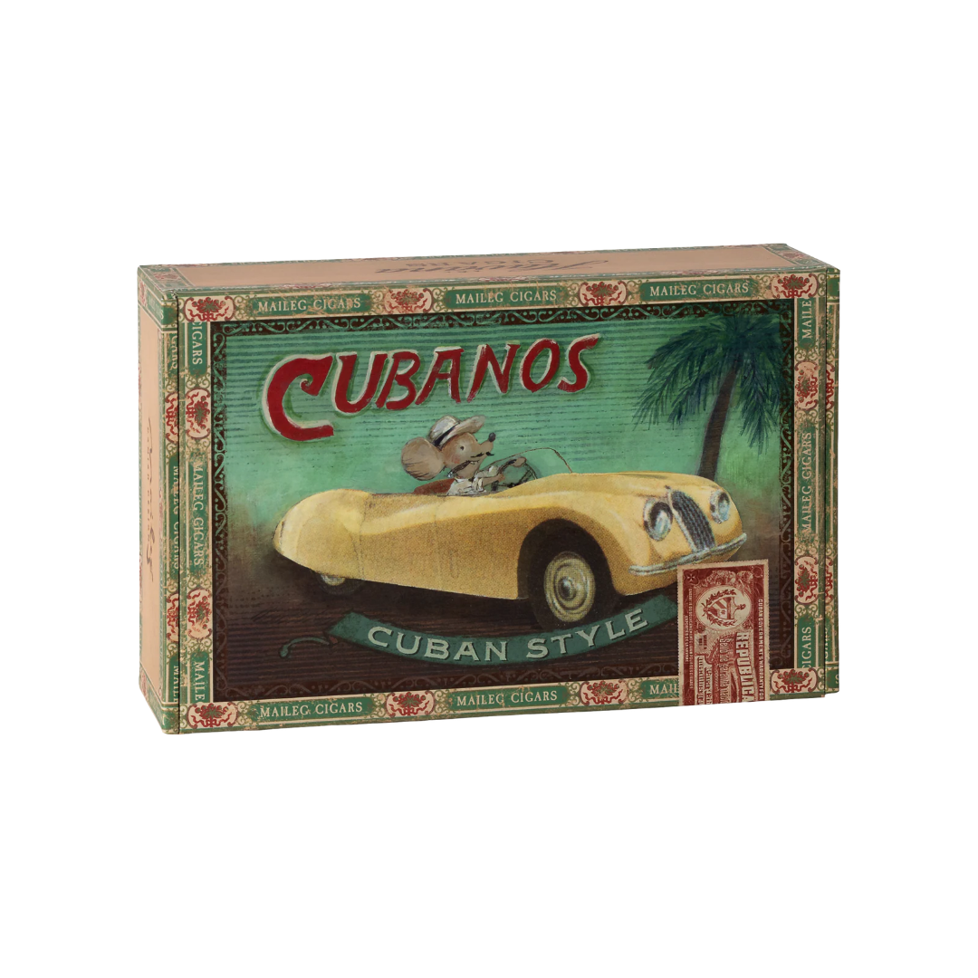 Grandma & Grandpa Mice in Cigarbox