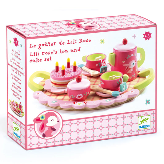Lilli Rose Wooden Tea and Cake Set