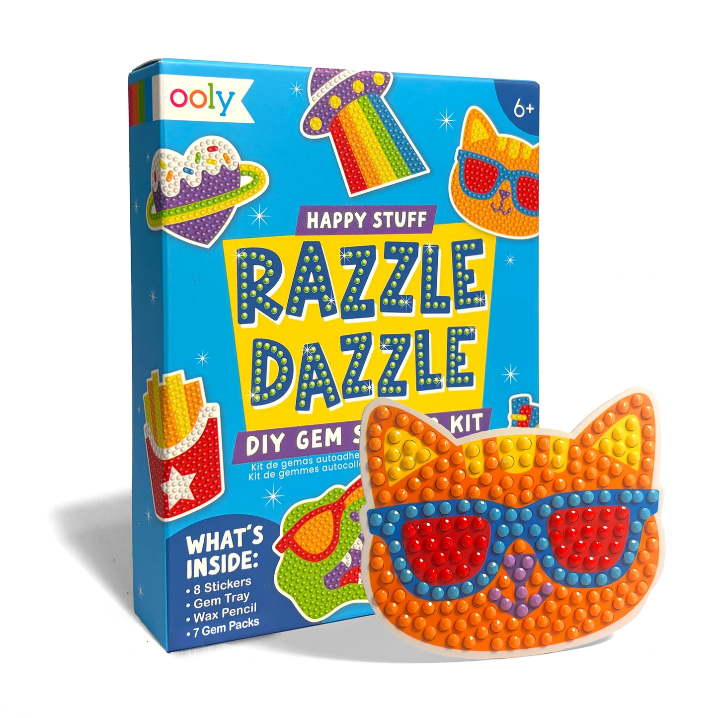 Razzle Dazzle Mini DIY Gem Sticker Kit - Happy Stuff