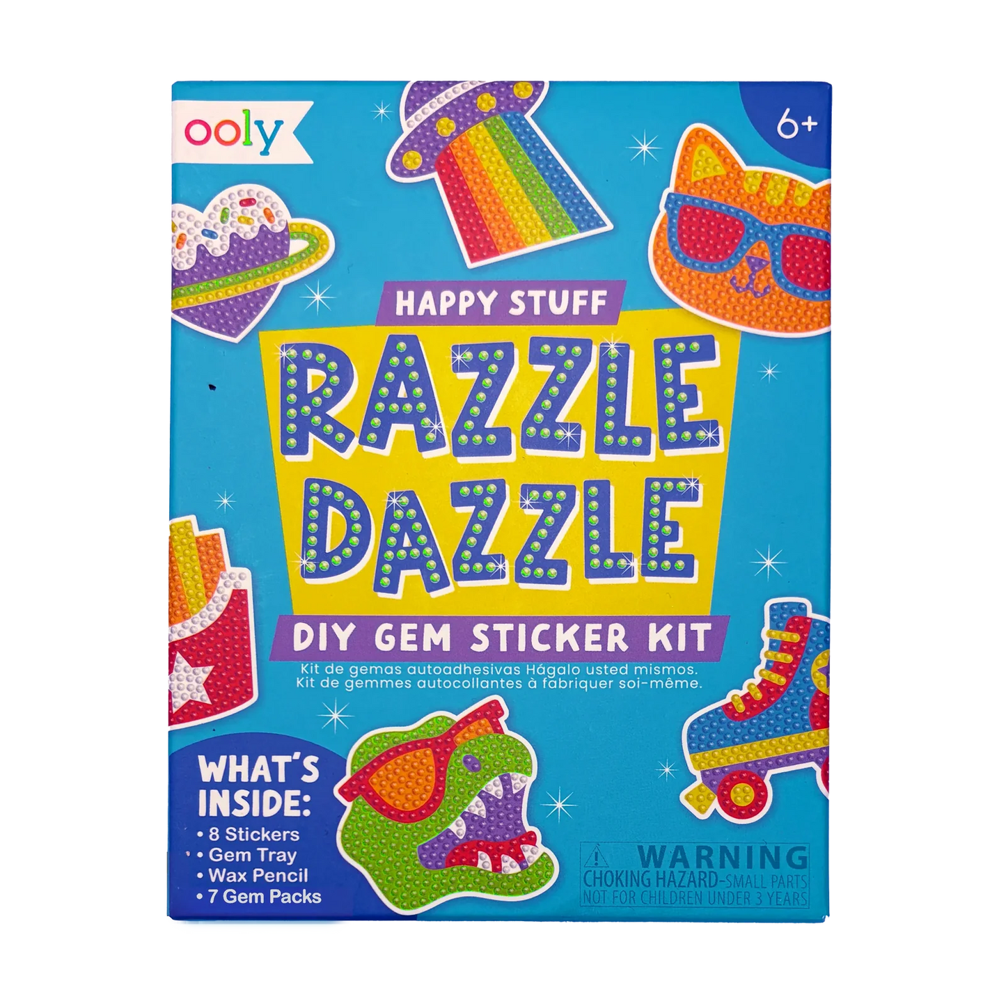 Razzle Dazzle Mini DIY Gem Sticker Kit - Happy Stuff