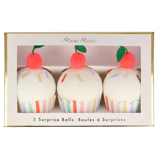 Cupcake Surprise Balls (set of 3)