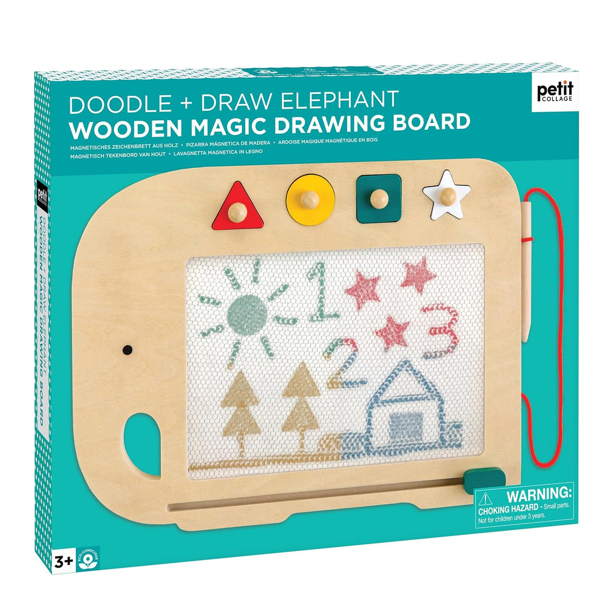 Wooden Elephant Magic Drawing Board
