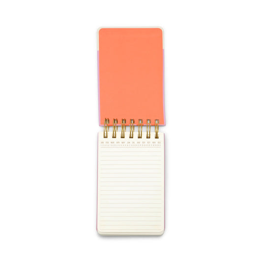 Twin Wire Notepad | Stripes