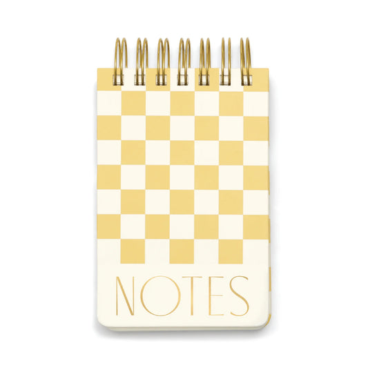 Twin Wire Notepad | Checkerboard