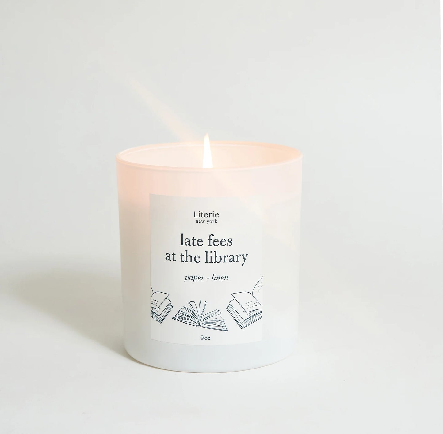 Late Fees at the Library Candle