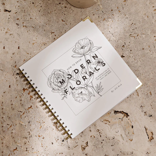 How to Draw Modern Florals Mini Book