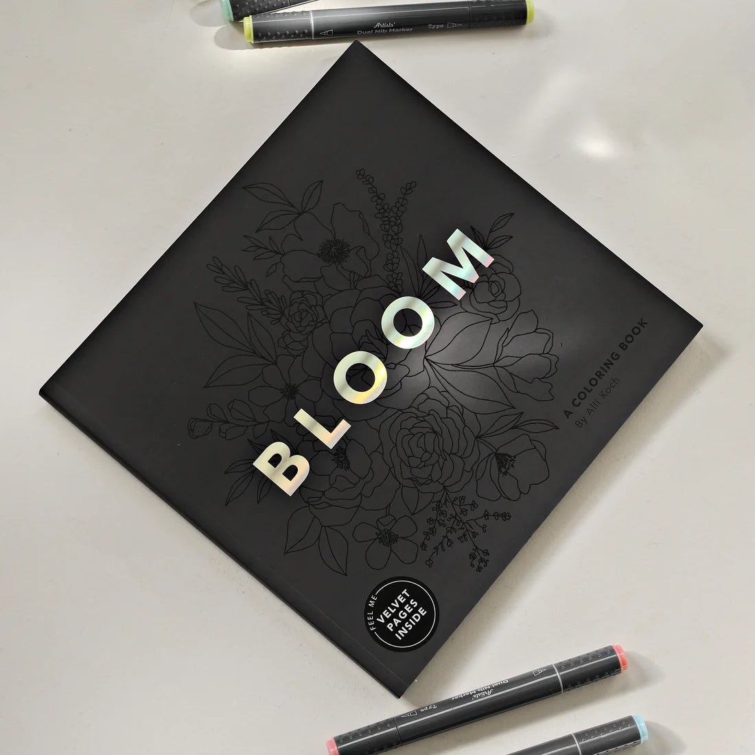 Bloom Mini Floral Coloring Book