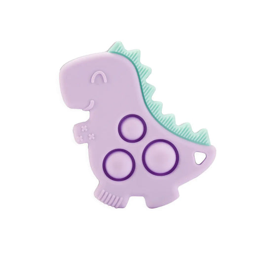 Lilac Dino Teether