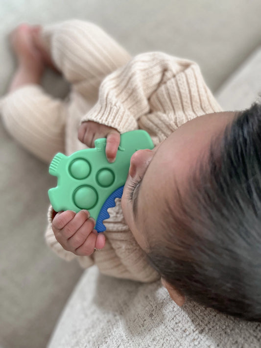 Pop Dino Teether + Activity Toy