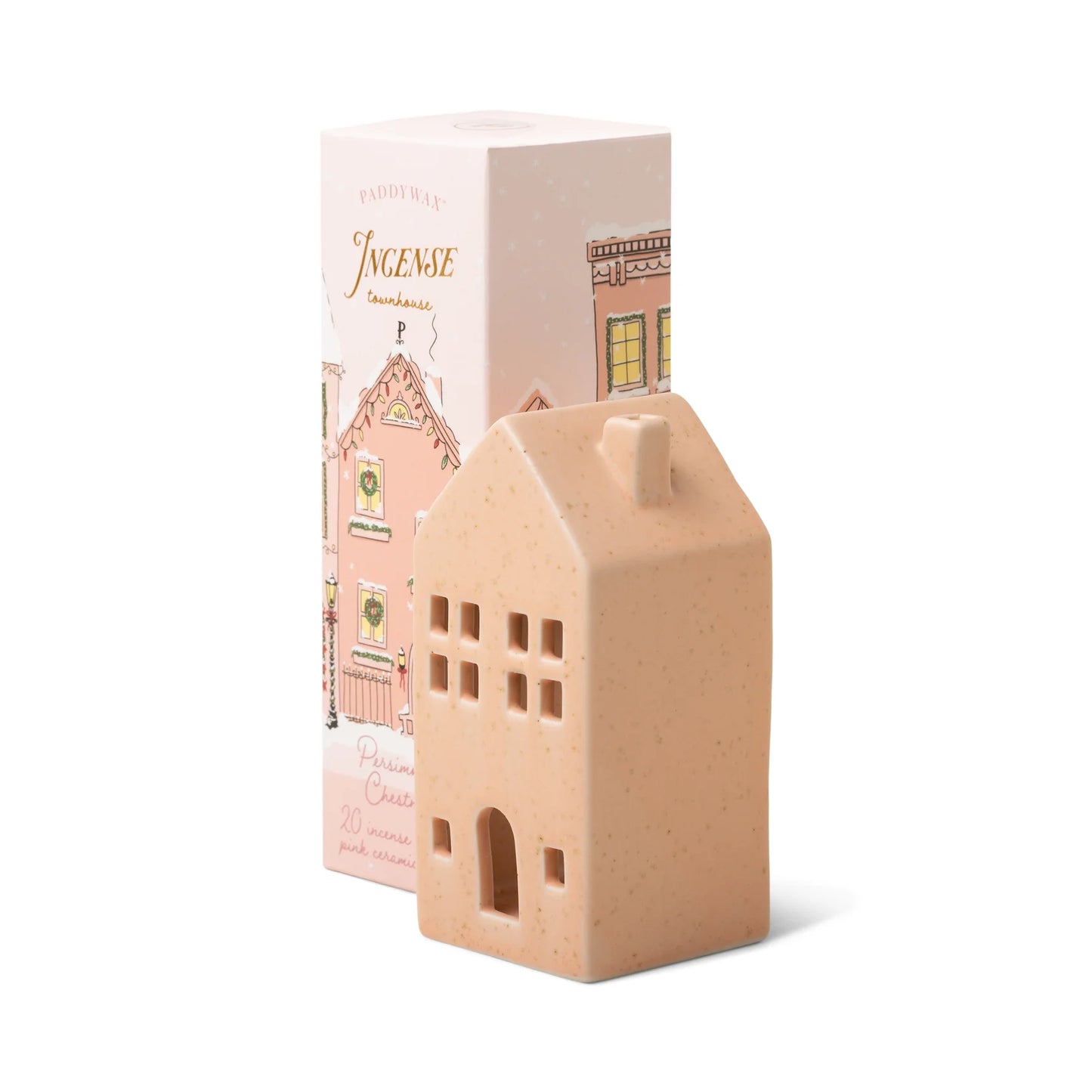 Holiday Incense House - Persimmon & Chestnut